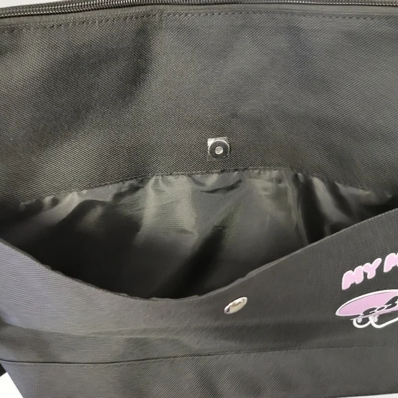 Sanrio My Melody Crossbody Bag & Pouch Black - Picture 4 of 11